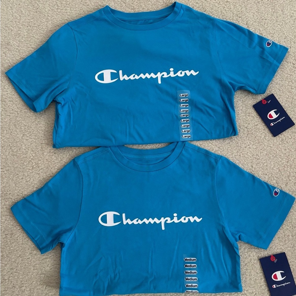 NWT Youth  Champion T Shirts Set Of 2